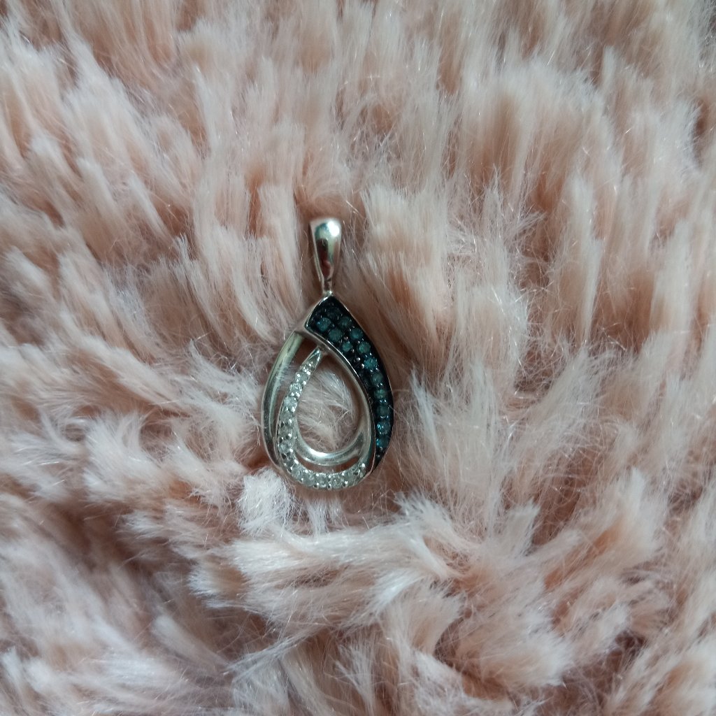 Genuine Blue Diamond Pendant